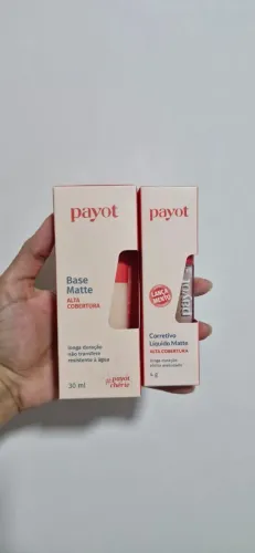 Kit pele alta cobertura Base e Corretivo Payot (originais) 