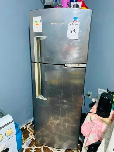 Geladeira brastemp inox