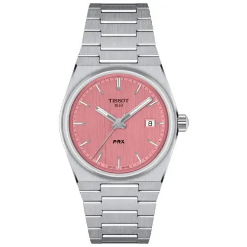 Relógio Tissot Prx Rosa T137.210.11.331.00 35 mm rosa caixa e certificado
