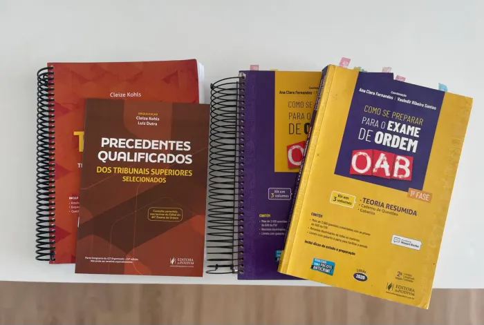 Doação de materiais OAB - 1ª e 2ª fase
