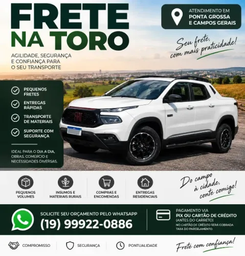 Frete e Carreto em Ponta Grossa e Região