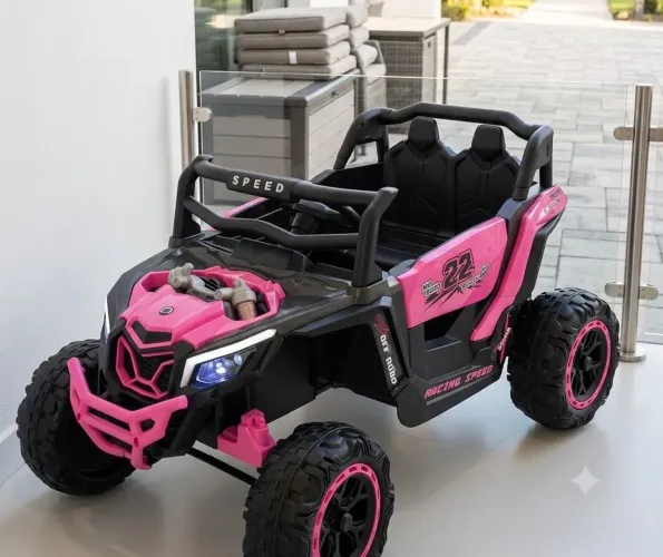 Jeep Elétrico Infantil Off Road Rosa 12v Lacrado NOVO 
