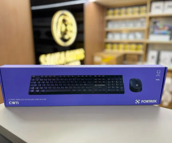 KIT TECLADO FORTREK CW11 C/ MOUSE WIRELESS FORTREK