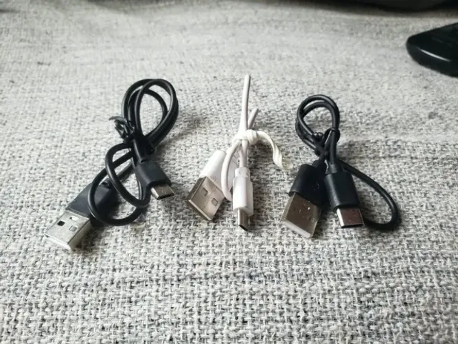 Kit 3 Cabos USB Tipo C E Micro USB V8 Para Celular E Gadgets