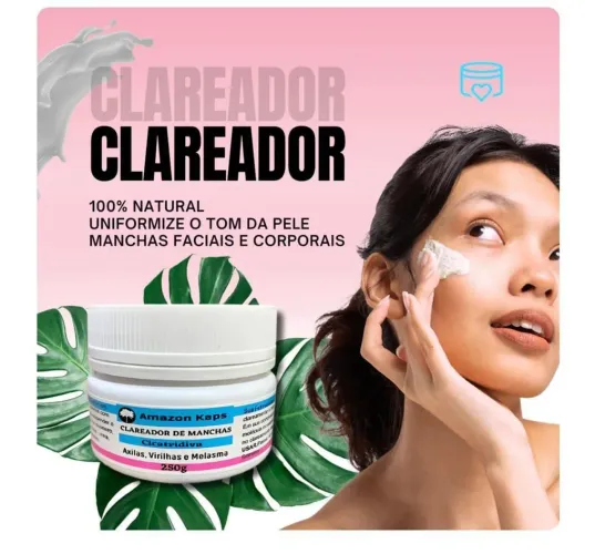 Clareador de Manchas de Pele Original | Resultado Rápido + Promoção