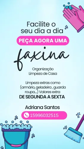 Serviço de diarista 