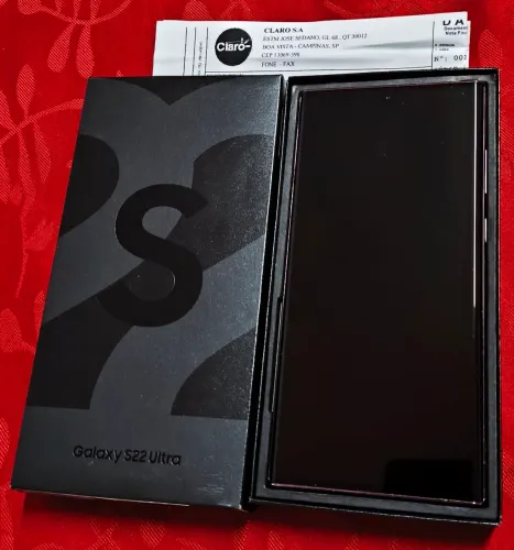 Galaxy S22 Ultra com nota fiscal