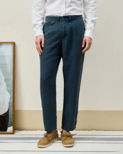 Calça alfaiataria 100% linho Maxime