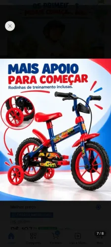 Bicicleta para criança 