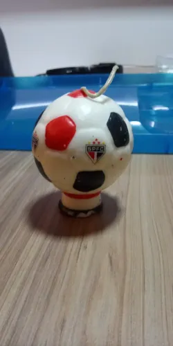 Vela temática de futebol time São Paulo