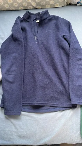 Blusa de fleece azul Marinho TAM 16+ moletom