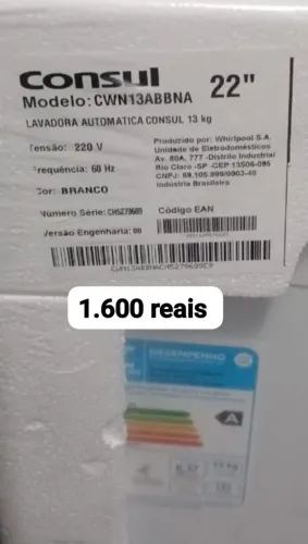 Vendo máquina de lavar roupas Consul 13 kg