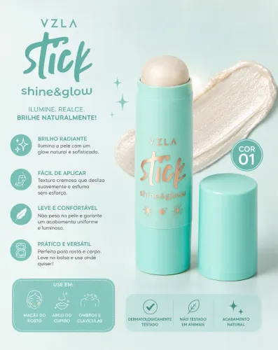 Iluminador stick vizzela