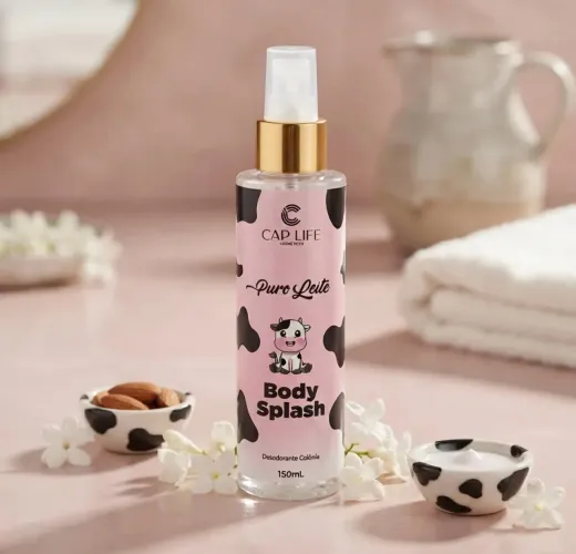 Body Splash Puro Leite Cap Life 150ml - Novo ?