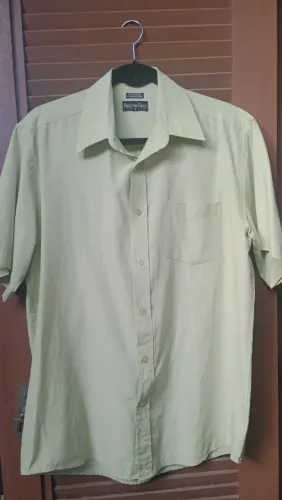 Camisa masculina manga curta-kit com 2 camisas por