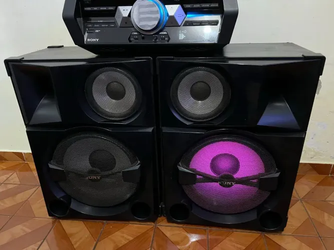? Som Sony Shake 5 - 2400W de Potência!