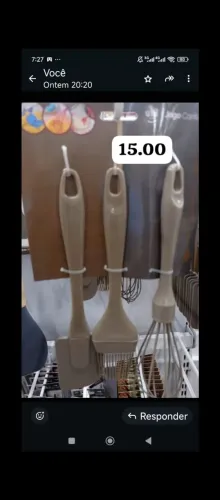 Kit 3 pçs Silicone espátula.fuer e pincel