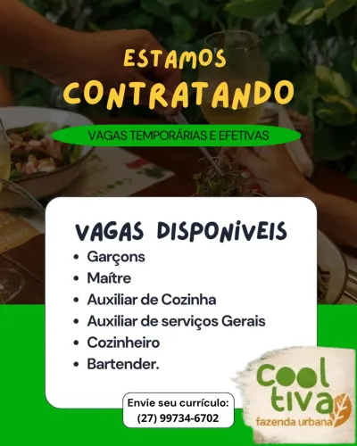 VAGAS DE EMPREGO