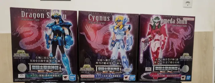 Cloth myth ex V3 - Shiryu, Hyoga e Shun