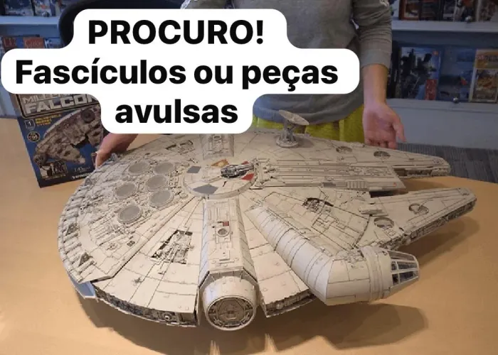Star Wars millennium falcon planeta deagostini Disney nave colecionador 