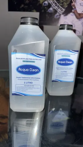 Água Destilada para Autoclave - Acqua Clean 1 Litro