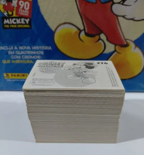 Figurinhas Álbum Mickey Mouse 90anos - 300 figurinhas c/ repetições