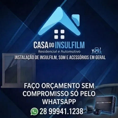 Instalação de Insulfilm residencial e comercial