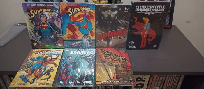 Coleção completa DC Deluxe Superman Geoff Johns + Foice e Martelo e Supergirl