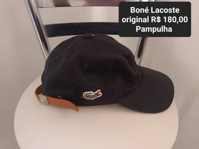 Boné Lacoste preto original 