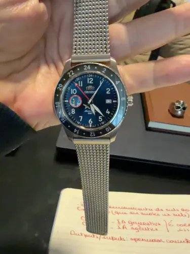Orient FAB III GMT Esquadrilha da Fumaça ?Anjos? ? Edição Limitada 1/1941