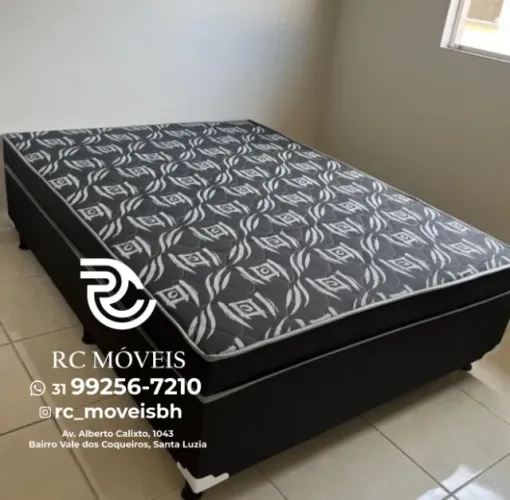 Cama Box Casal OrthoBox com Colchão de Molas Ensacadas - Conforto e Durabilidade