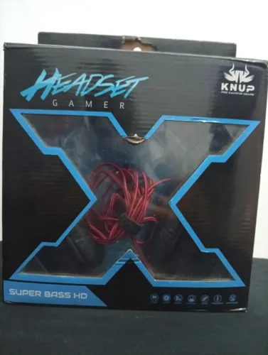 Headset gamer knup super Bass HD 
