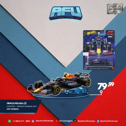 Oracle Red Bull Racing Rb20 #11 Hot Wheels Premium Fórmula 1 F1 2024