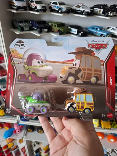 Buzz Lightyear e Woody - 20º aniversário Disney Pixar Cars