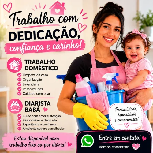 Doméstica, babá 