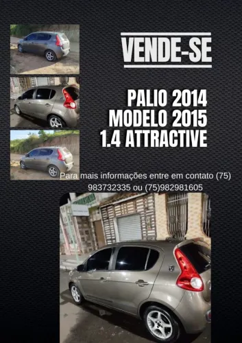 Fiat Palio Attra./italia 1.4 EVO F.flex 8V 5P 2015