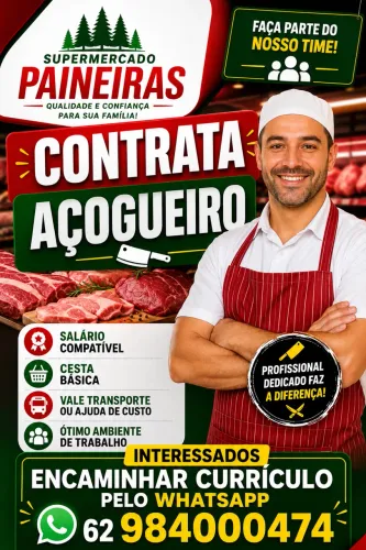 VAGA PARA AÇOUGUEIRO