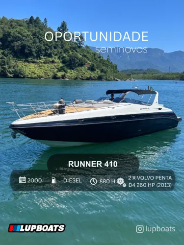 LANCHA RUNNER 410 - 2000 (REAL, CORAL, PHANTOM, SCARAB, OFF SHORE)