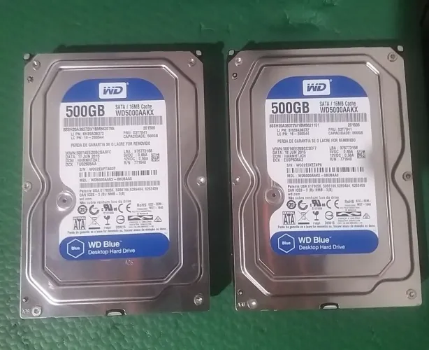 HD 500GB Saúde 100%