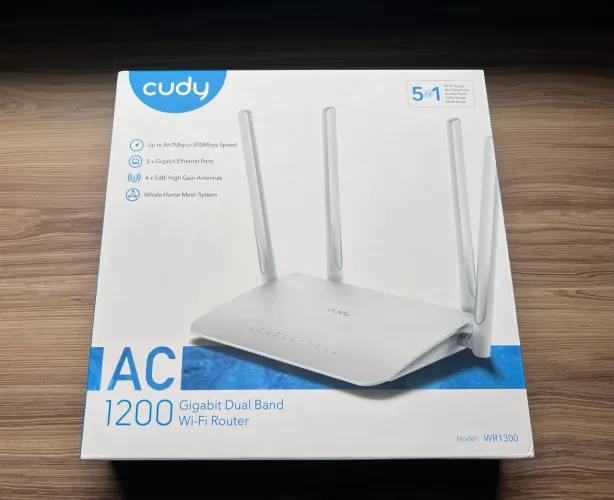 Roteador Mesh Wi-Fi 5 Cudy WR1300 Ac 1200