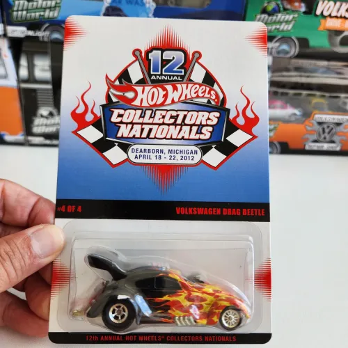 Fusca Miniatura 2012 Hot Wheels 12th Nationals Convention Dearborn Volkswagen Drag Beetle