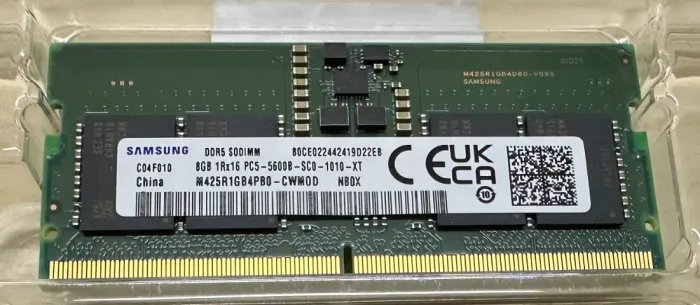 Memória Samsung 8GB DDR5 5600MHz SODIMM para Notebook