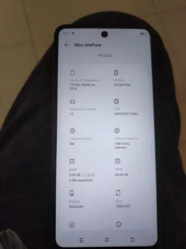 , celular tecno bg6 64 Gb