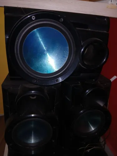 Som completo com problema na gaveta do CD muito potente