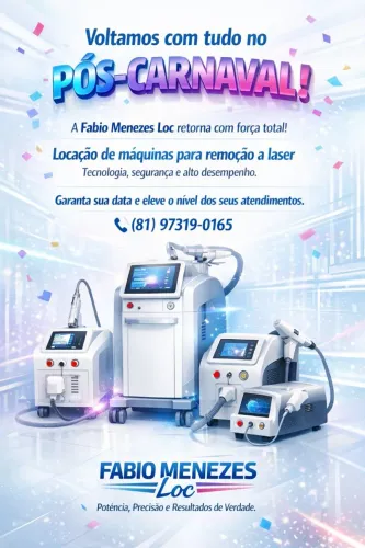 Aluguel de máquina pra remoção de sobrancelhas e tatuagem 
