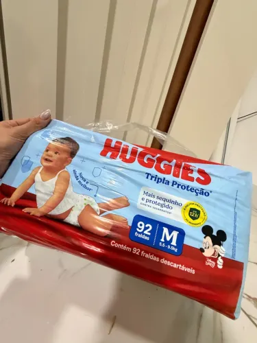 Fralda Huggies Tripla Proteção 92 TAM M