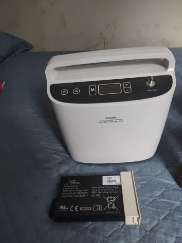 Philips Respironics SimplyGo concentrador de oxigênio portátil COMPLETO.