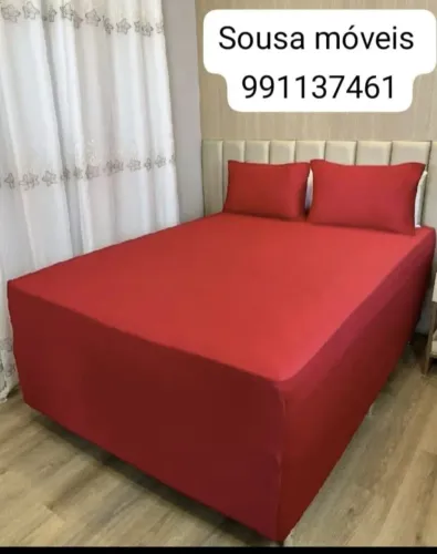 Cama Box casal com colchão bem confortável diretamente da fábrica