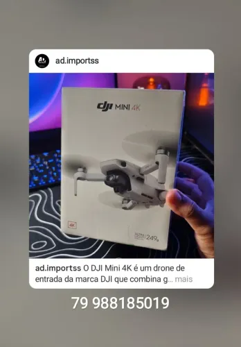 Drone Dji Mini 4k - novo lacrado.