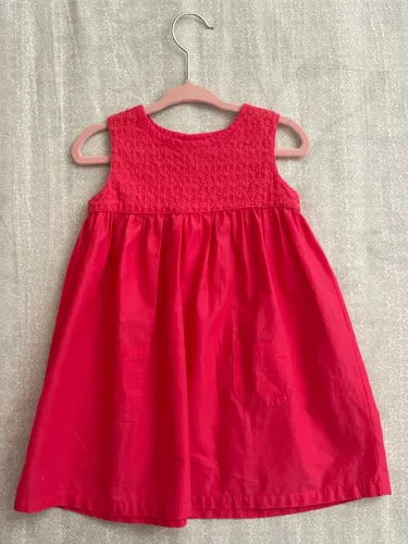 vestido carters vermelho 18 meses